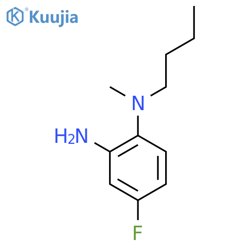 N~1~-Butyl-4-fluoro-N~1~-methyl-1,2-benzenediamine structure