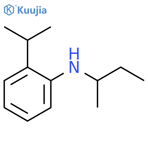N-(butan-2-yl)-2-(propan-2-yl)aniline structure