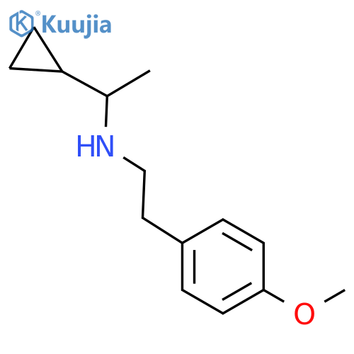 (1-Cyclopropylethyl)[2-(4-methoxyphenyl)ethyl]amine structure