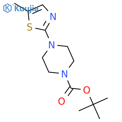 1-Boc-4-(5-Methylthiazol-2-yl)piperazine structure