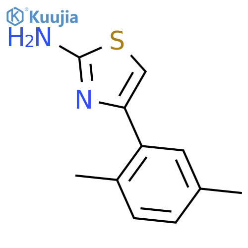 4-(2,5-dimethylphenyl)-1,3-thiazol-2-amine structure