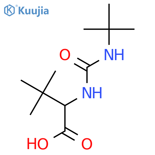 N-tert-Butylcarbamoyl-L-tert-leucine structure