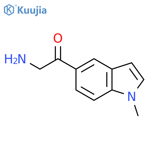 2-amino-1-(1-methyl-1H-indol-5-yl)ethan-1-one structure