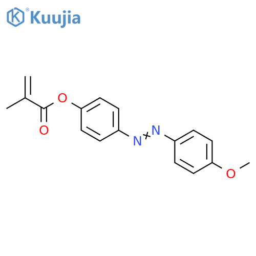 2-Propenoic acid, 2-methyl-, 4-[(4-methoxyphenyl)azo]phenyl ester structure