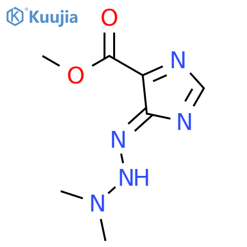 1H-Imidazole-4-carboxylicacid, 5-(3,3-dimethyl-1-triazen-1-yl)-, methyl ester structure