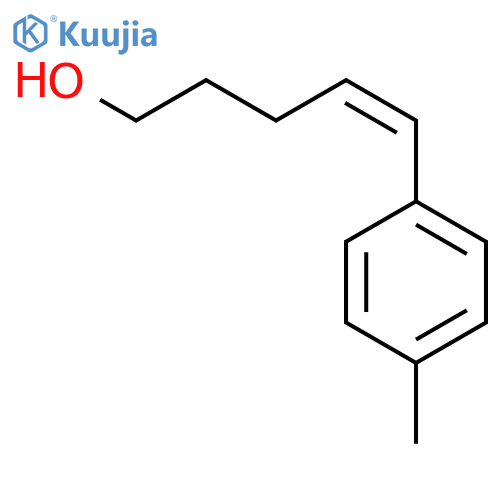 4-Penten-1-ol, 5-(4-methylphenyl)-, (Z)- structure