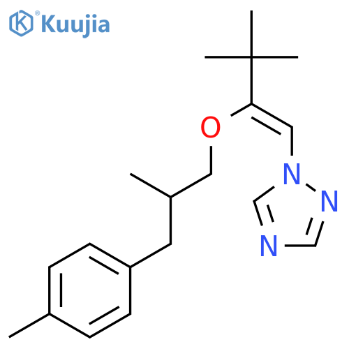1H-1,2,4-Triazole, 1-[3,3-dimethyl-2-[2-methyl-3-(4-methylphenyl)propoxy]-1-butenyl]- structure