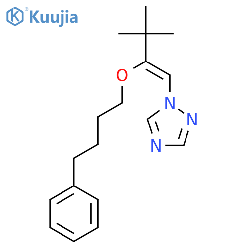 1H-1,2,4-Triazole, 1-[3,3-dimethyl-2-(4-phenylbutoxy)-1-butenyl]- structure
