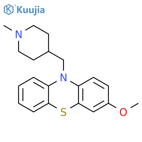 10H-Phenothiazine,3-methoxy-10-[(1-methyl-4-piperidinyl)methyl]- structure