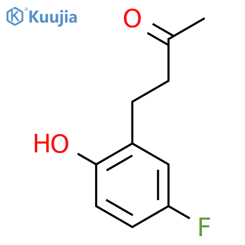 4-(5-fluoro-2-hydroxyphenyl)butan-2-one structure