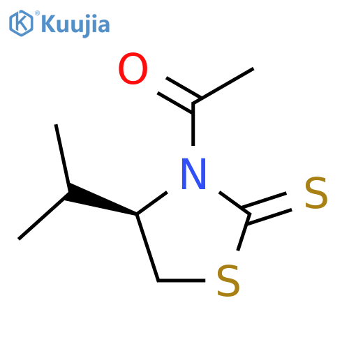 (S)-1-(4-isopropyl-2-thioxothiazolidin-3-yl)ethanone structure