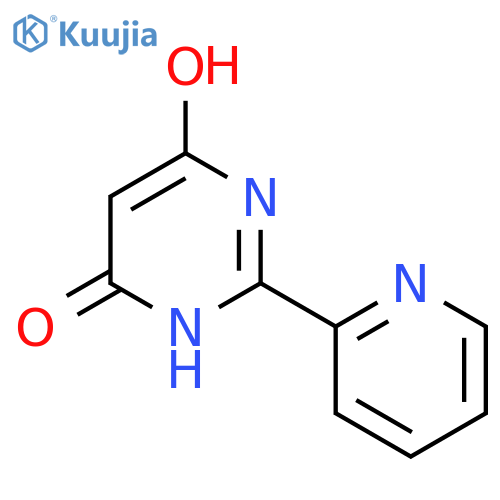 6-Hydroxy-2-(pyridin-2-yl)pyrimidin-4(3H)-one structure