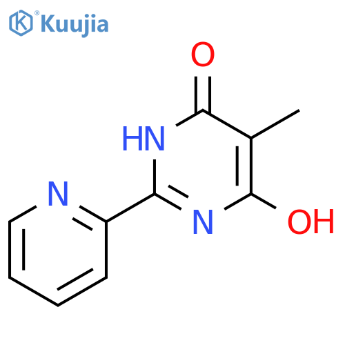 6-hydroxy-5-methyl-2-(pyridin-2-yl)-3,4-dihydropyrimidin-4-one structure