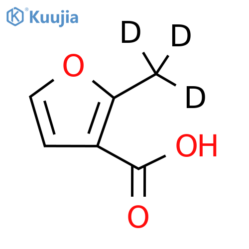 2-Methyl-3-furoic Acid-d3 structure