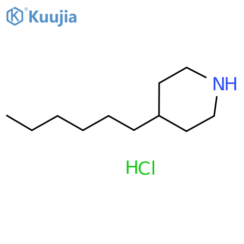 4-Hexylpiperidine hydrochloride structure