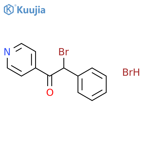 Ethanone, 2-bromo-2-phenyl-1-(4-pyridinyl)-, hydrobromide structure