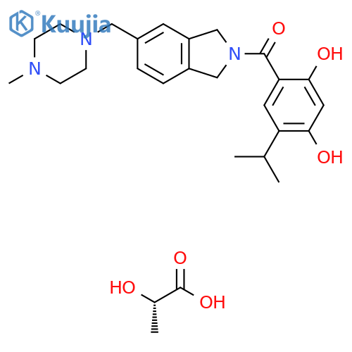 Onalespib lactate structure