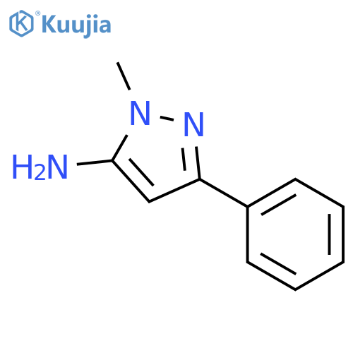 1-Methyl-3-phenyl-1H-pyrazol-5-amine structure