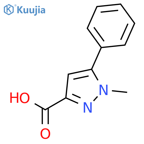 1-Methyl-5-phenyl-1H-pyrazole-3-carboxylic acid structure