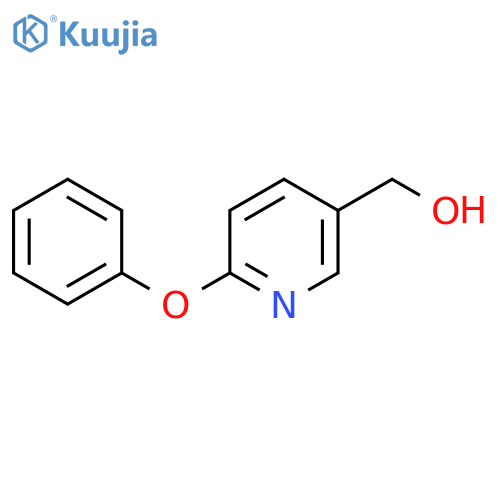 (6-Phenoxypyridin-3-yl)methanol structure