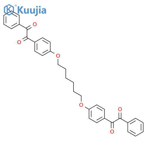 1-[4-[6-[4-(2-oxo-2-phenylacetyl)phenoxy]hexoxy]phenyl]-2-phenylethane-1,2-dione structure