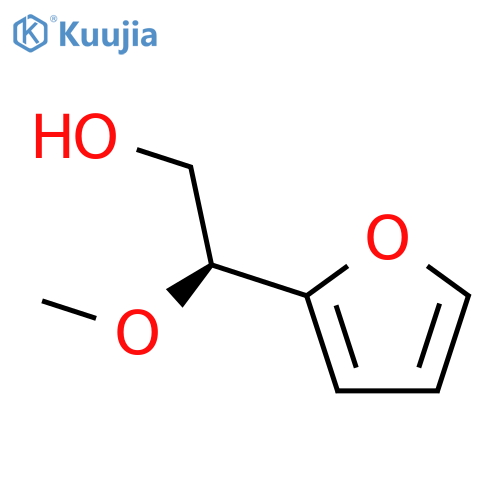 (S)-b-methoxy-2-Furanethanol structure