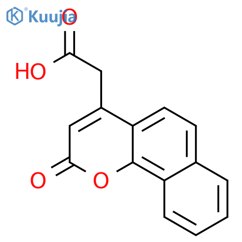 (2-Oxo-2H-benzohchromen-4-yl)acetic Acid structure