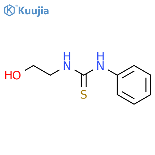 3-(2-hydroxyethyl)-1-phenylthiourea structure