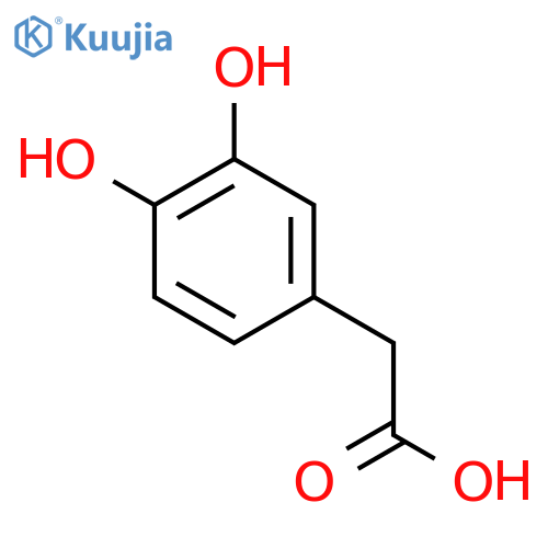 3,4-Dihydroxyphenylacetic acid structure