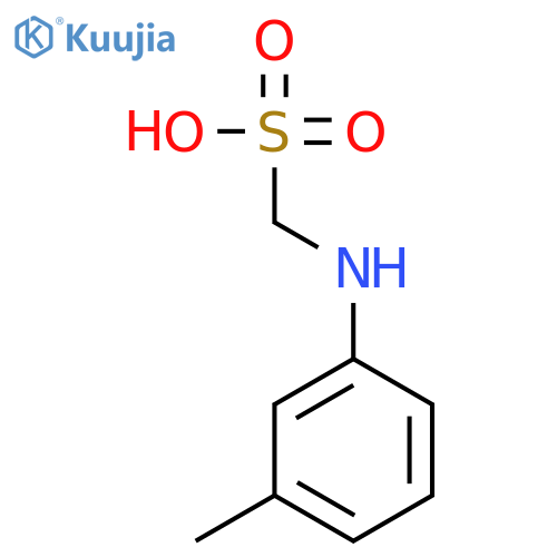 Methanesulfonic acid,1-[(3-methylphenyl)amino]- structure