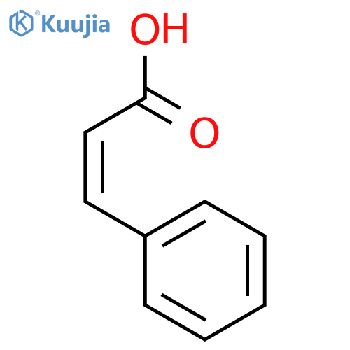 (2Z)-3-phenylprop-2-enoic acid structure