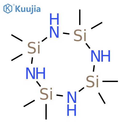 2,2,4,4,6,6,8,8-octamethylcyclotetrasilazane structure