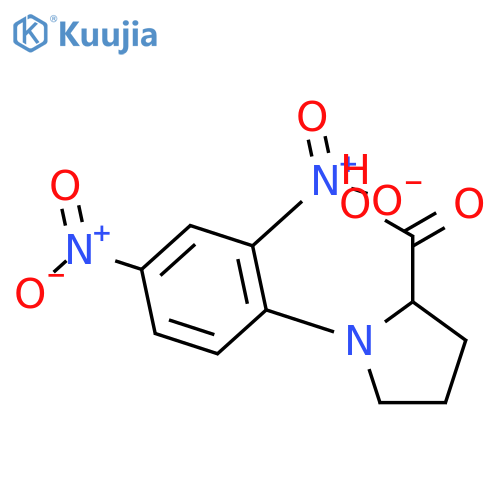 Proline,1-(2,4-dinitrophenyl)- structure