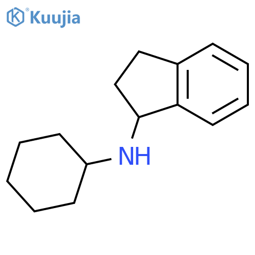 1H-Inden-1-amine, N-cyclohexyl-2,3-dihydro- structure