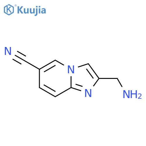 2-Aminomethyl-imidazo[1,2-a]pyridine-6-carbonitrile structure