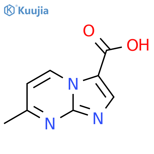 7-Methylimidazo[1,2-A]pyrimidine-3-carboxylic acid structure
