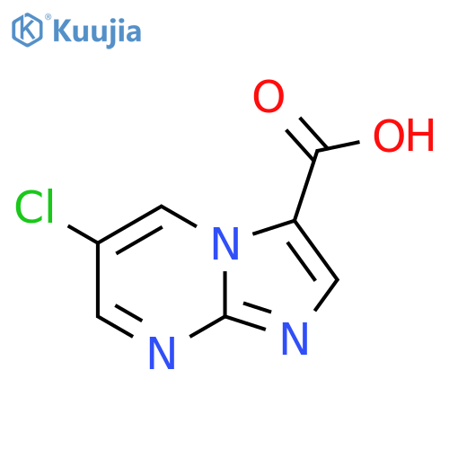 6-Chloroimidazo[1,2-a]pyrimidine-3-carboxylic acid structure