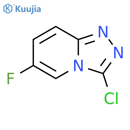 3-CHLORO-6-FLUORO-[1,2,4]TRIAZOLO[4,3-A]PYRIDINE structure