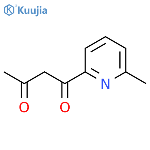 1-(6-Methylpyridin-2-yl)butane-1,3-dione structure