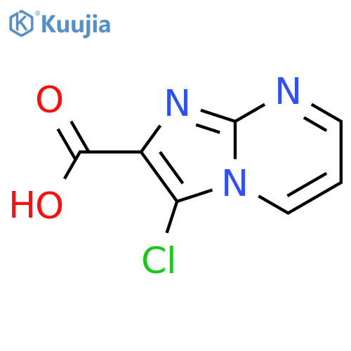 3-chloroimidazo1,2-apyrimidine-2-carboxylic acid structure