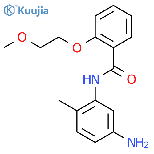 N-(5-Amino-2-methylphenyl)-2-(2-methoxyethoxy)-benzamide structure