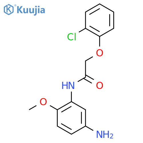 N-(5-Amino-2-methoxyphenyl)-2-(2-chlorophenoxy)-acetamide structure