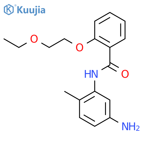 N-(5-Amino-2-methylphenyl)-2-(2-ethoxyethoxy)-benzamide structure