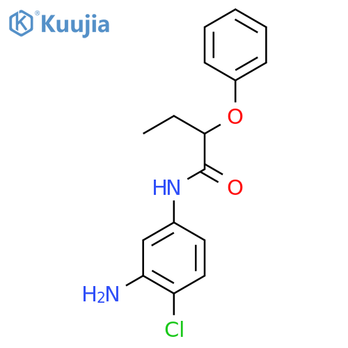 N-(3-Amino-4-chlorophenyl)-2-phenoxybutanamide structure