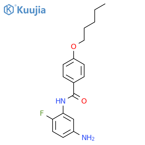 N-(5-Amino-2-fluorophenyl)-4-(pentyloxy)benzamide structure