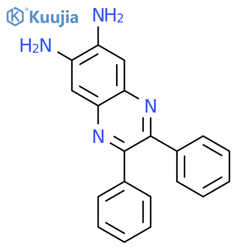 6,7-QUINOXALINEDIAMINE, 2,3-DIPHENYL- structure