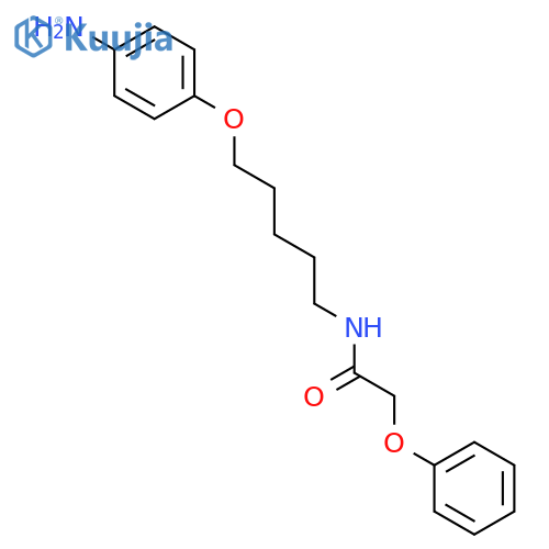 N-[5-(4-aminophenoxy)pentyl]-2-phenoxyacetamide structure