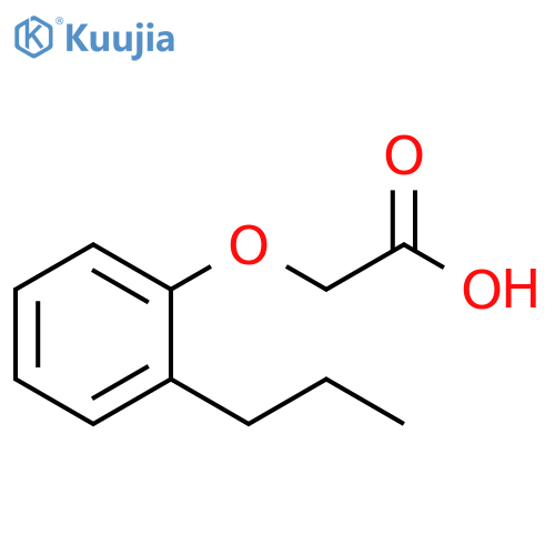 2-(2-propylphenoxy)acetic acid structure