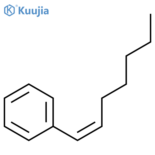 Benzene, (1Z)-1-heptenyl- structure