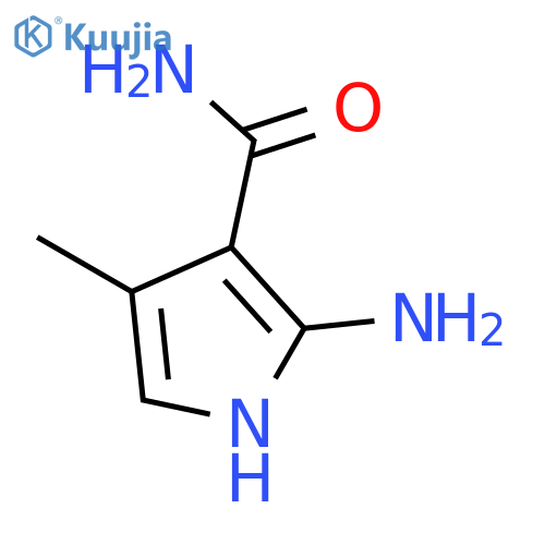 2-amino-4-methyl-1H-Pyrrole-3-carboxamide structure
